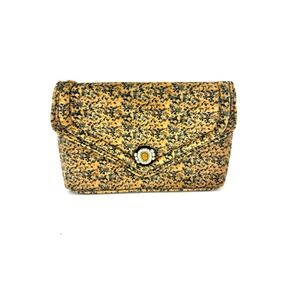 Anthropologie  Francesca Velvet Floral Tapestry Clutch Bag Jewel Pearl Strap NWT